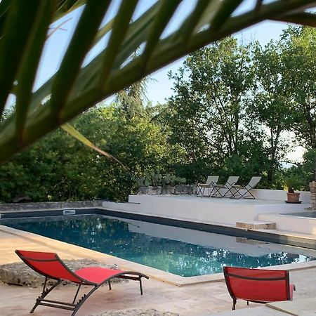 Gite Avec Piscine Privee Au Coeur D'Une Foret De Chenes Proche De Vallon Pont D'Arc Saint Alban Auriolles Εξωτερικό φωτογραφία