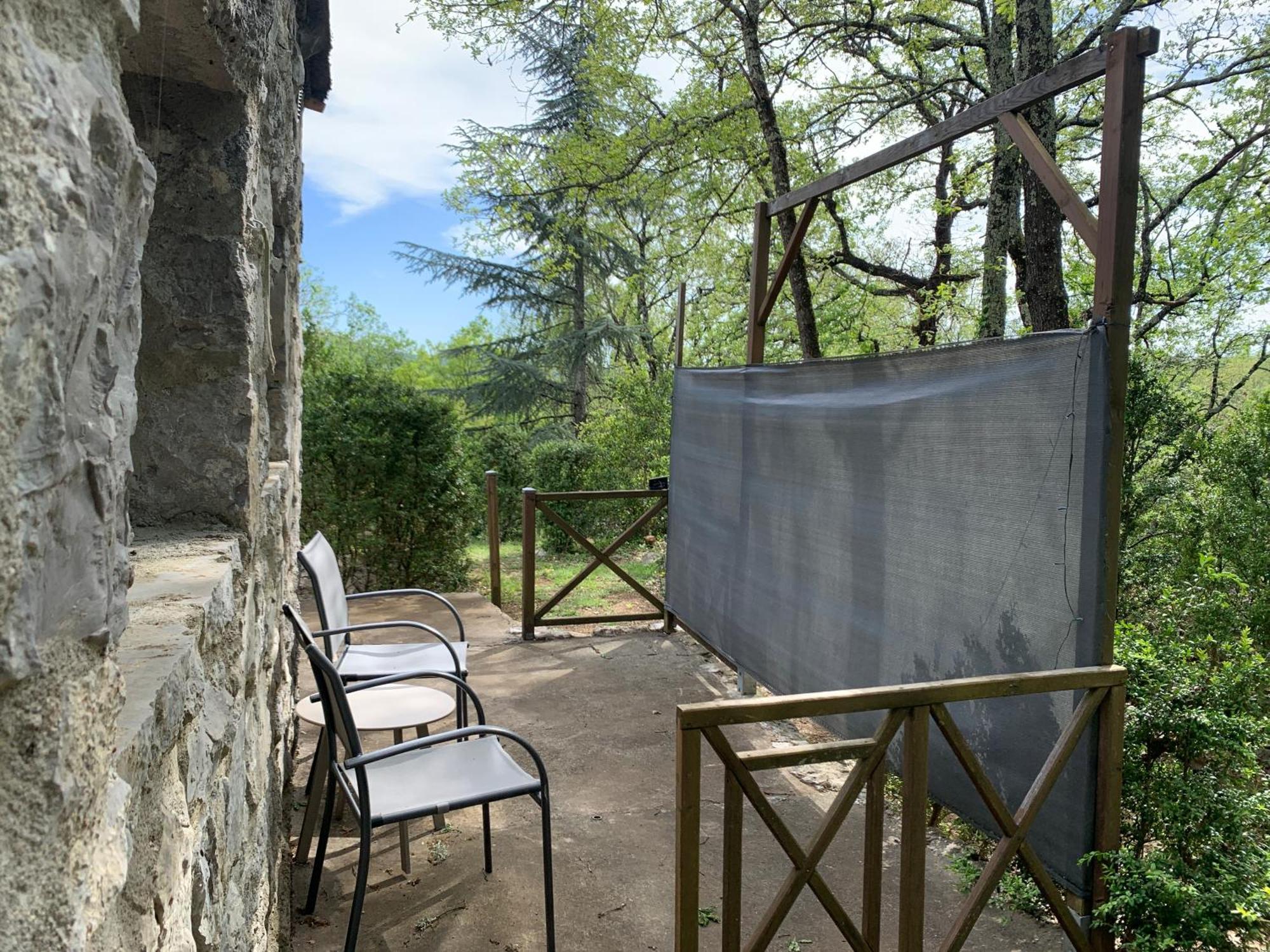 Gite Avec Piscine Privee Au Coeur D'Une Foret De Chenes Proche De Vallon Pont D'Arc Saint Alban Auriolles Εξωτερικό φωτογραφία